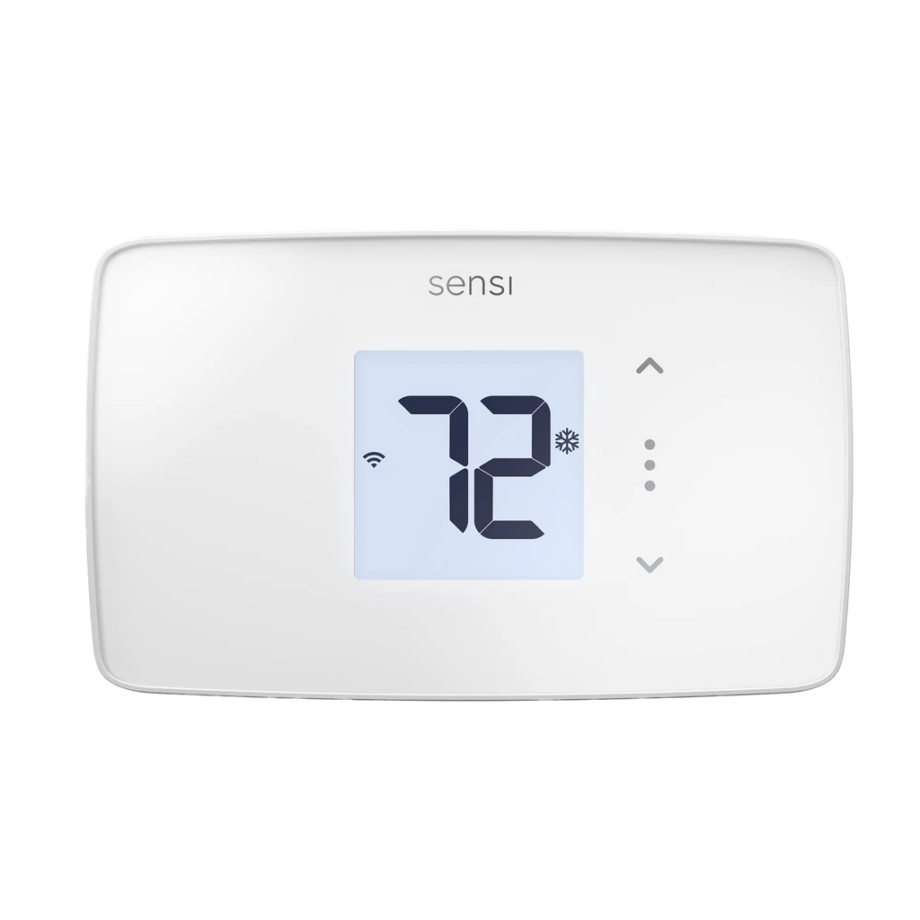 Sensi ST25W-Digital Thermostat in white-straight on view